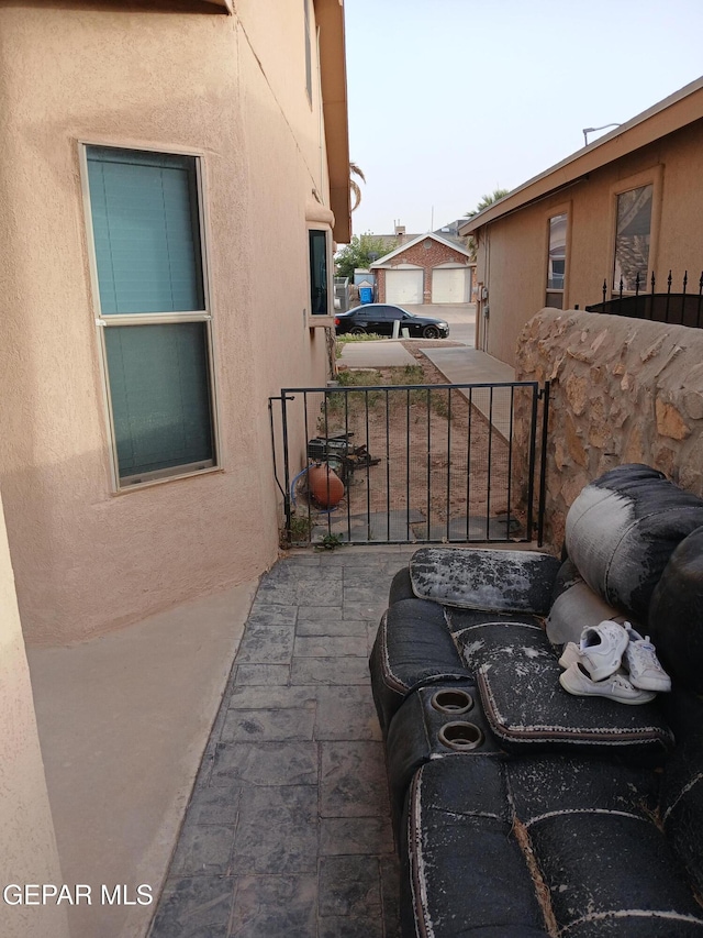 405 Santorini Ct, Socorro, TX 79927 - view of patio