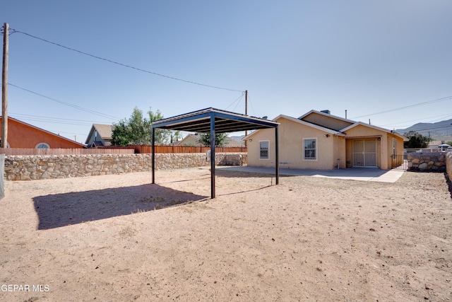 7930 Howard St, El Paso, TX 79904 - view of yard with a patio area