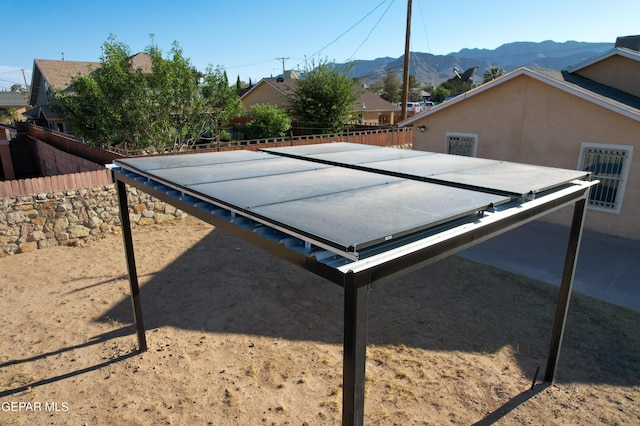 7930 Howard St, El Paso, TX 79904 - view of yard with a mountain view