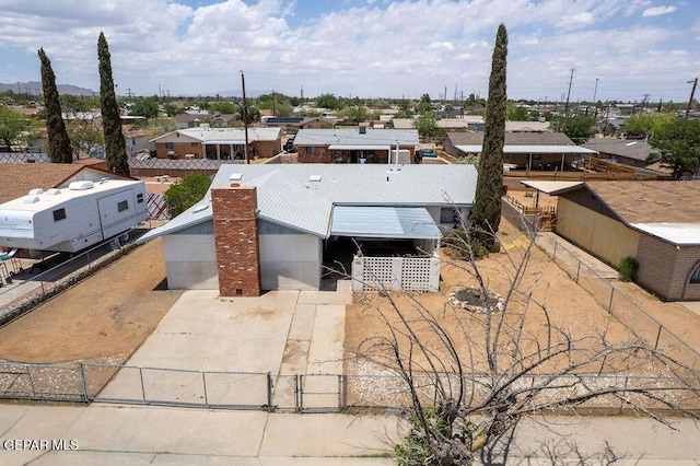 5033 Royal Dr, El Paso, TX 79924 - aerial perspective of suburban area