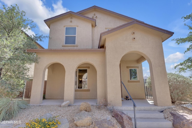 6716 Red Canyon Sage Ln, El Paso, TX 79912 - mediterranean / spanish house featuring stucco siding
