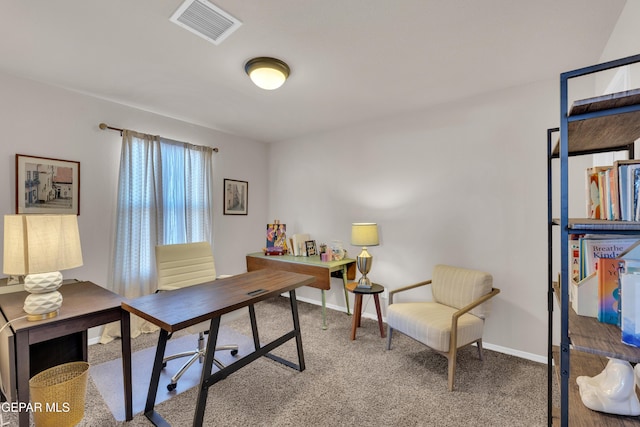 6716 Red Canyon Sage Ln, El Paso, TX 79912 - home office with carpet flooring and baseboards