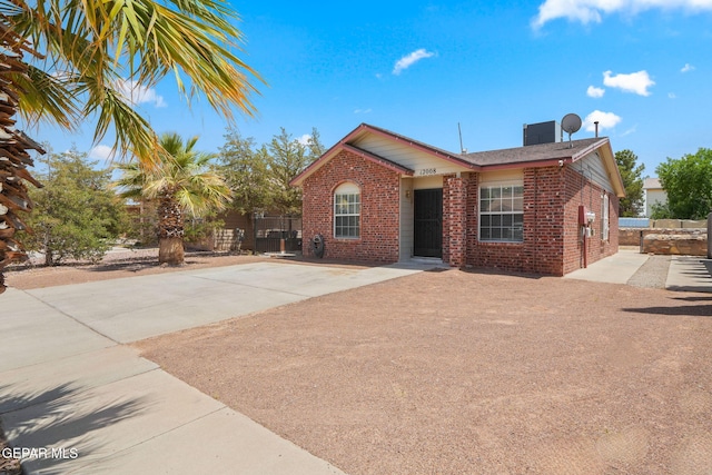 12008 Braveheart Ave, El Paso, TX 79936 - view of front of property with brick siding