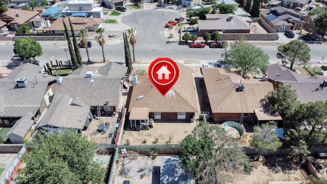 12119 Quail Harvest Ln, El Paso, TX 79936 - aerial overview of property's location featuring nearby suburban area