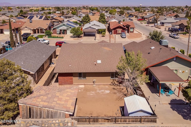 3303 Ward Robert Pl, El Paso, TX 79936 - aerial perspective of suburban area