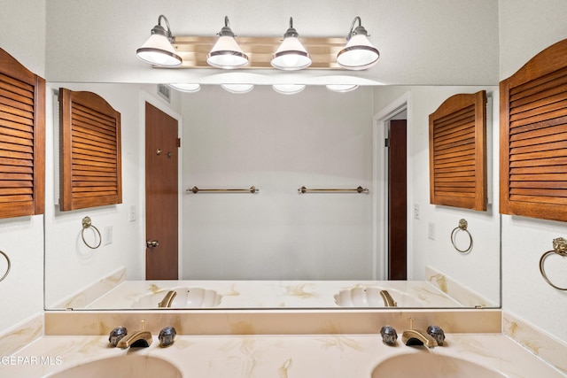 5445 Connors Ln, El Paso, TX 79932 - bathroom featuring vanity