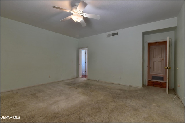 6609 El Poste Ct, El Paso, TX 79912 - carpeted empty room featuring a ceiling fan