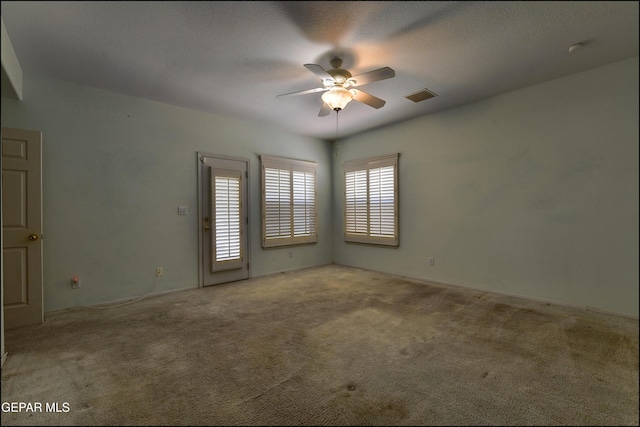 6609 El Poste Ct, El Paso, TX 79912 - carpeted empty room with ceiling fan
