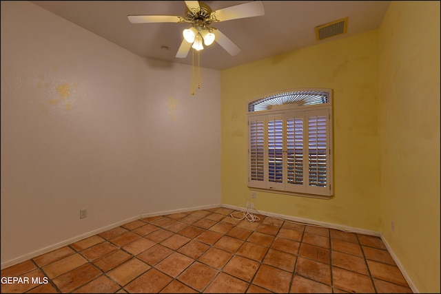 6609 El Poste Ct, El Paso, TX 79912 - unfurnished room with ceiling fan and baseboards