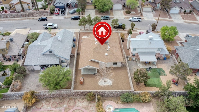 7145 Golden Hawk Dr, El Paso, TX 79912 - aerial view of residential area
