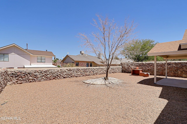 7145 Golden Hawk Dr, El Paso, TX 79912 - view of yard with a patio area