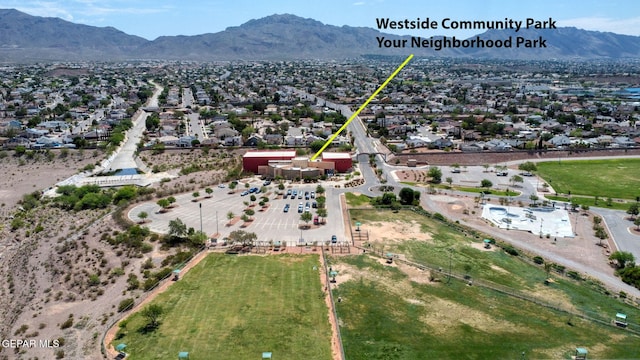 7145 Golden Hawk Dr, El Paso, TX 79912 - bird's eye view of mountains