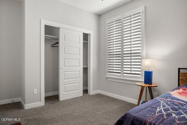 2228 Mike Price Dr, El Paso, TX 79938 - carpeted bedroom with baseboards and a closet