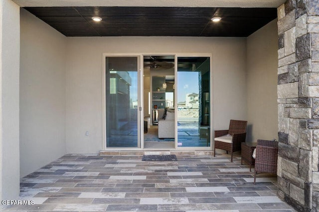 2228 Mike Price Dr, El Paso, TX 79938 - view of exterior entry with stucco siding and stone siding
