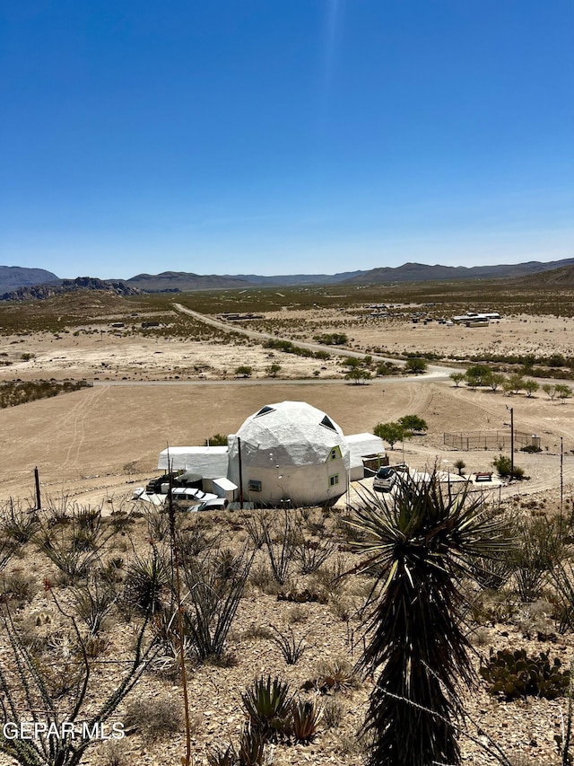 16899 Old Butterfield Trl, El Paso, TX 79938 - mountain view with a desert landscape and rural landscape