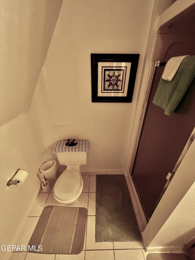 16899 Old Butterfield Trl, El Paso, TX 79938 - full bathroom with tile patterned flooring and a shower stall