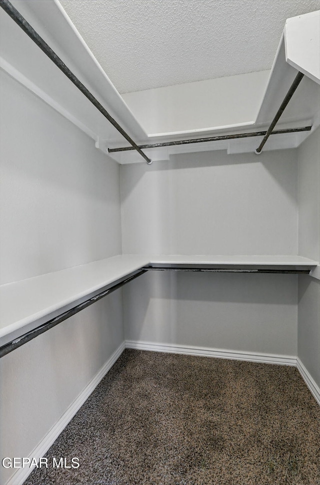 1718 Dean Jones Dr, El Paso, TX 79936 - walk in closet featuring dark colored carpet
