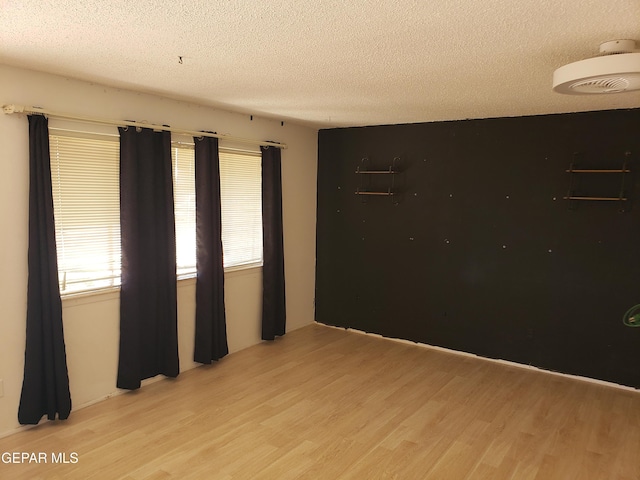 10173 Lakeview Dr, El Paso, TX 79924 - empty room featuring light wood-type flooring and a textured ceiling