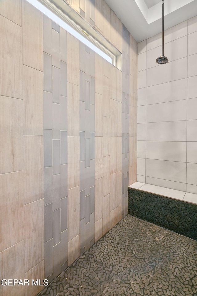 7467 Cimarron Gap Dr, El Paso, TX 79911 - bathroom featuring tiled shower