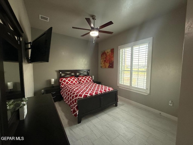 14529 Tierra Spring Ave, El Paso, TX 79938 - bedroom with baseboards and a ceiling fan