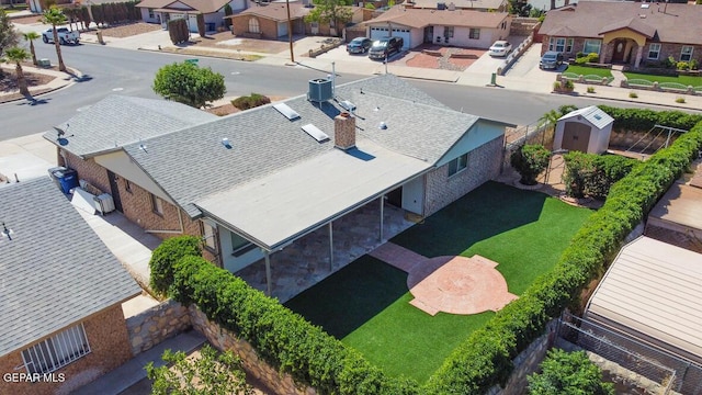 1701 Paul Moran Pl, El Paso, TX 79936 - aerial view of residential area