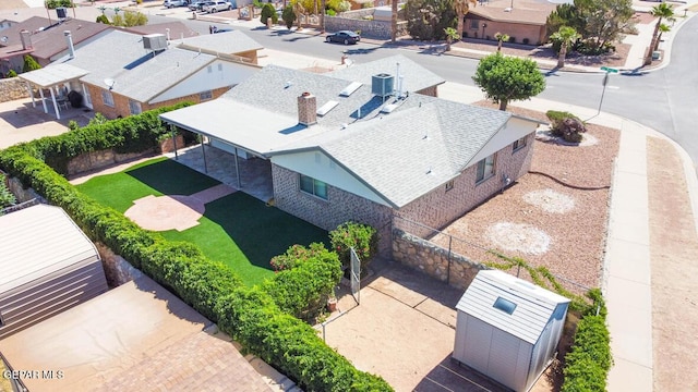 1701 Paul Moran Pl, El Paso, TX 79936 - aerial perspective of suburban area
