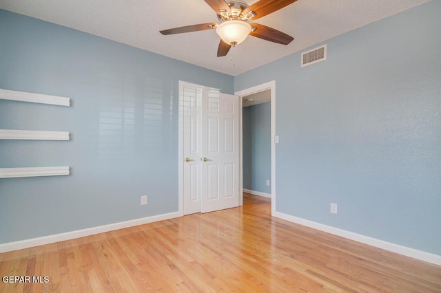1701 Paul Moran Pl, El Paso, TX 79936 - empty room with a ceiling fan, baseboards, and wood finished floors