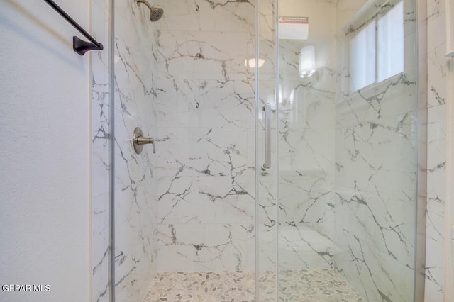 1701 Paul Moran Pl, El Paso, TX 79936 - full bathroom featuring a marble finish shower