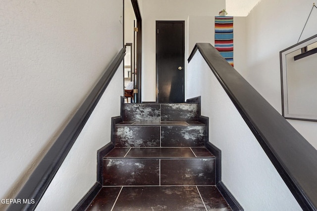 3104 Pagosa Ct, El Paso, TX 79904 - stairs with baseboards