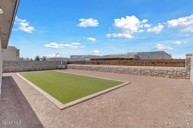 14521 Petralia Ave, El Paso, TX 79938 - view of fenced backyard