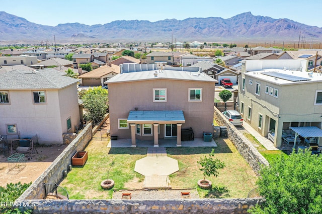 11352 Bullseye St, El Paso, TX 79934 - aerial view of residential area featuring a mountain backdrop