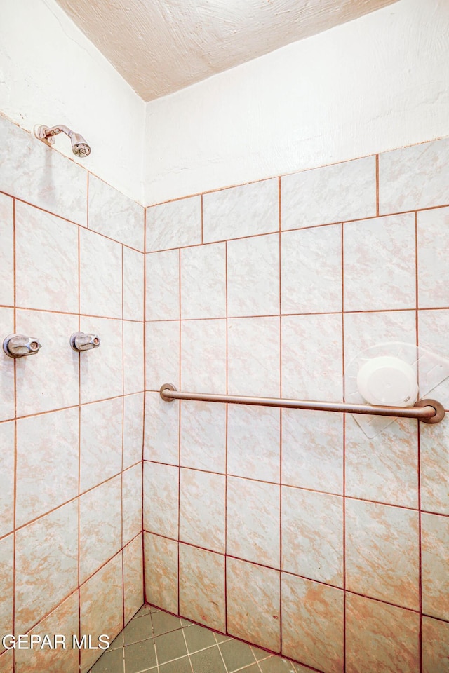 124 N Toledo Pl, El Paso, TX 79905 - bathroom with a tile shower