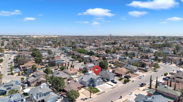 12055 Van Gogh Dr, El Paso, TX 79936 - aerial overview of property's location with nearby suburban area