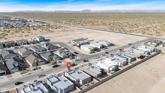 13936 Garforth Ave, El Paso, TX 79928 - aerial view of residential area with mountains and a desert landscape