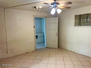 2526 Yandell Dr, El Paso, TX 79903 - empty room featuring ceiling fan and light tile patterned floors