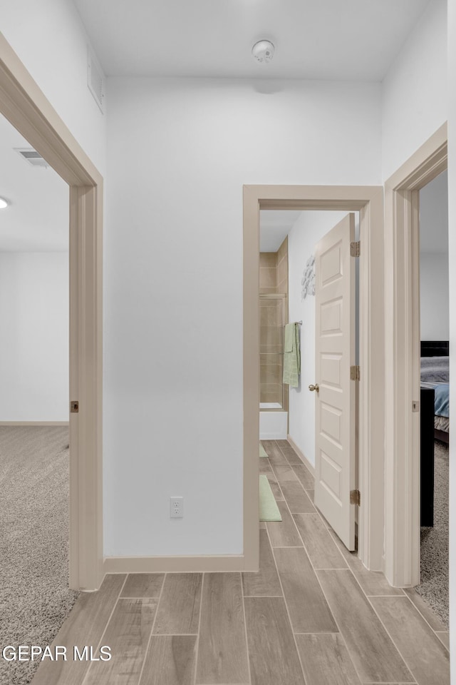 12614 Amesbury, El Paso, TX 79928 - corridor featuring wood tiled floors