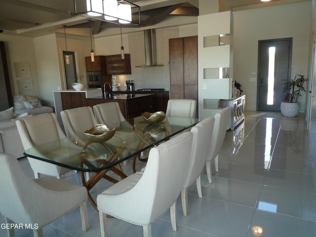 5868 Valley Palm Dr, El Paso, TX 79932 - dining room featuring tile patterned flooring