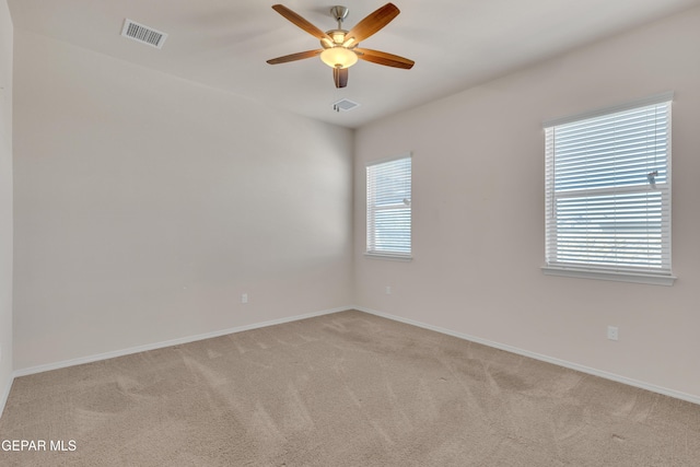1741 Breeder Cup Way, El Paso, TX 79928 - unfurnished room featuring light carpet, ceiling fan, and baseboards