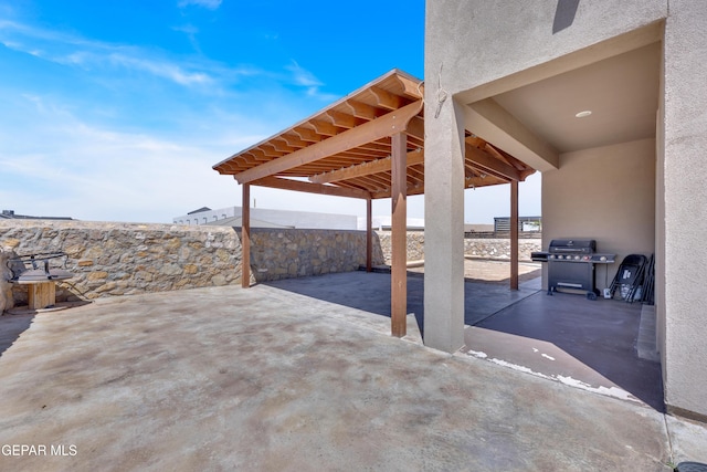 1741 Breeder Cup Way, El Paso, TX 79928 - view of patio with a grill