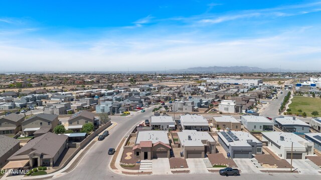 1741 Breeder Cup Way, El Paso, TX 79928 - aerial view of residential area featuring a mountainous background