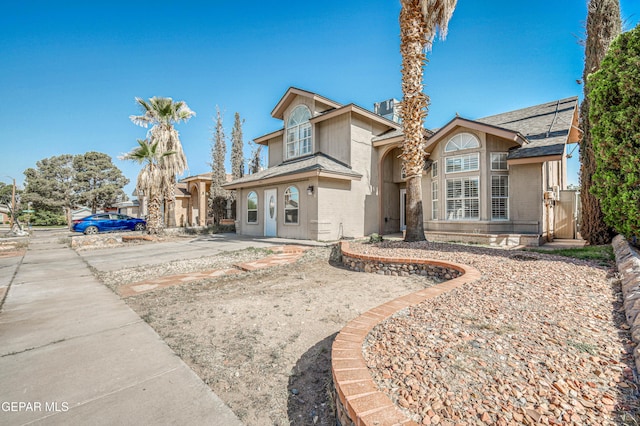 11513 Cree Ct, El Paso, TX 79936 - traditional-style house with a gate and brick siding
