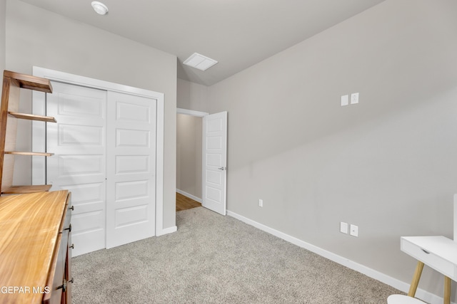 13676 Lago Vista Ave, Horizon City, TX 79928 - unfurnished bedroom with carpet floors, a closet, and baseboards