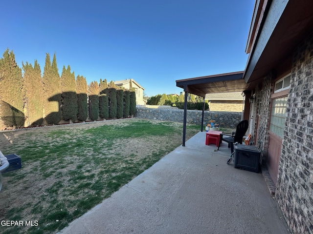 11048 Nathan Bay Dr, El Paso, TX 79934 - view of yard featuring a patio area
