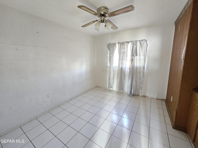 371 Medina St, El Paso, TX 79905 - unfurnished room featuring ceiling fan and light tile patterned floors