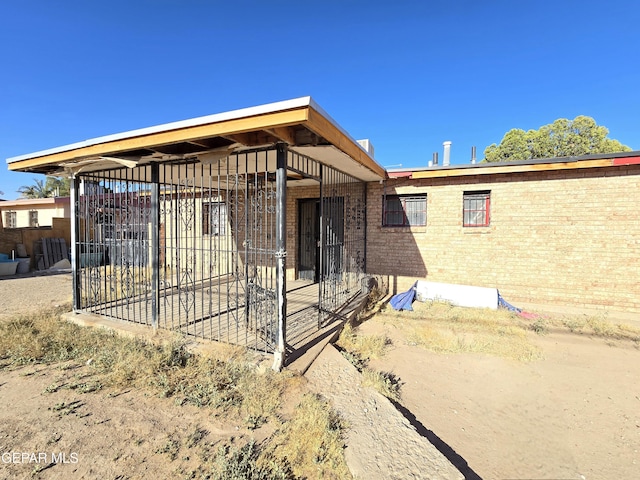 371 Medina St, El Paso, TX 79905 - view of home's exterior with brick siding