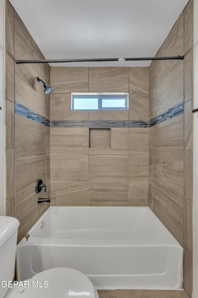 3112 Java Chip Pl, El Paso, TX 79938 - full bathroom with toilet and shower / washtub combination