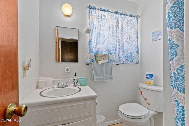 211 Green Haven Pl, El Paso, TX 79907 - full bath with toilet, vanity, and tile patterned flooring
