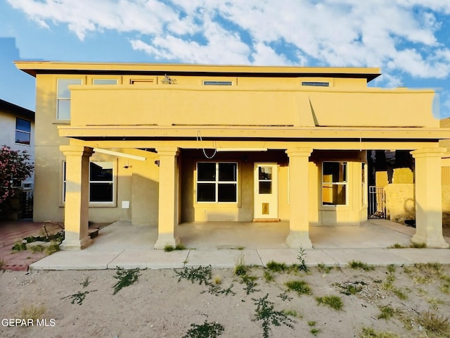 549 Northwyck Way, El Paso, TX 79928 - rear view of house with stucco siding