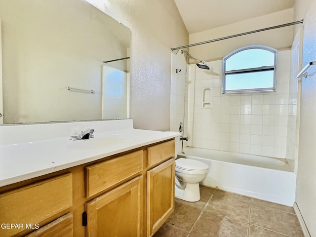 549 Northwyck Way, El Paso, TX 79928 - full bath with vanity, tub / shower combination, and toilet