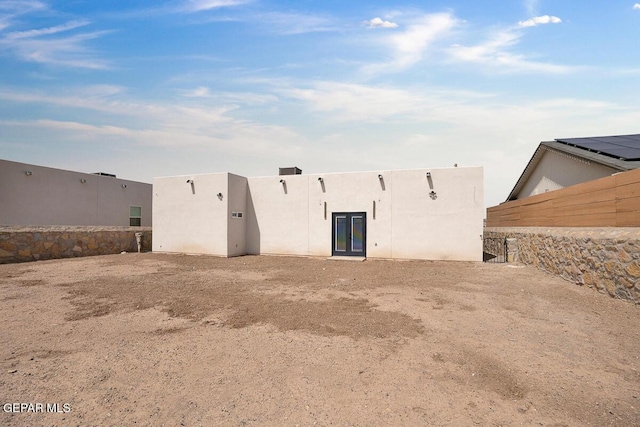 12036 Cotton Cloud Way, Socorro, TX 79927 - rear view of property with stucco siding